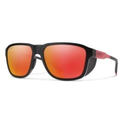 Smith Embark X TNF Sunglasses – TNF Matte Black / Horizon Red