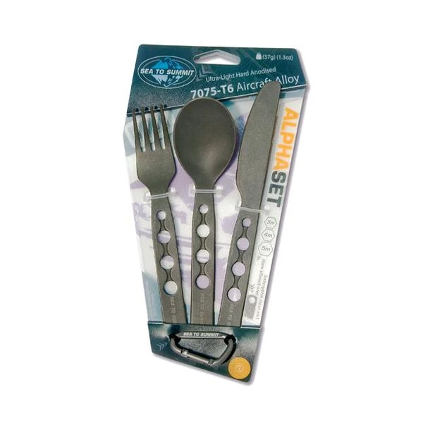 Sea To Summit Alpha Alloy 3 Pce Cutlery Set