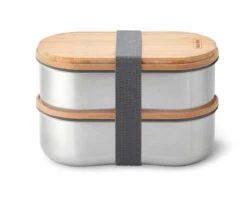 Black And Blum Stainless Steel Bento Box – 2 X 500ml