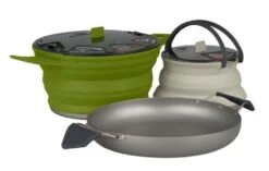 Sea To Summit X-Set 32 Pot, Kettle & Pan Set – Charcoal