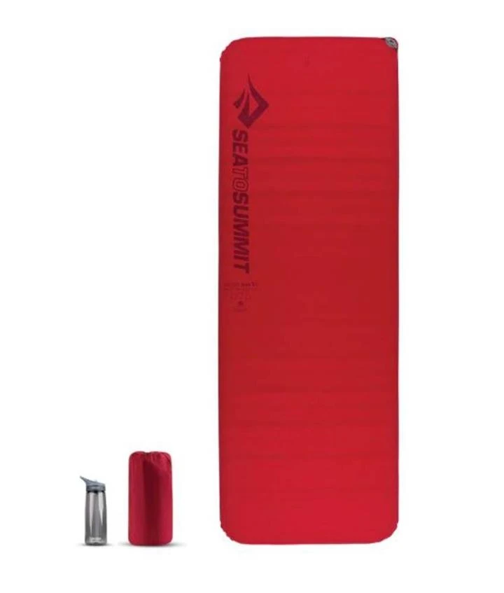 Sea To Summit Comfort Plus Self Inflating Sleeping Mat β Rectangular Regular Wide β Dark Red