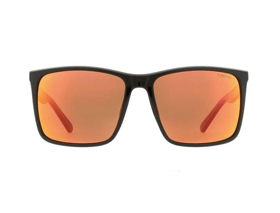 Red Bull Bow Polarised Sunglasses -Shiny Black/Brown