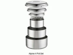 MSR Alpine 4 S/Steel 3-4 Person Pot Cookset