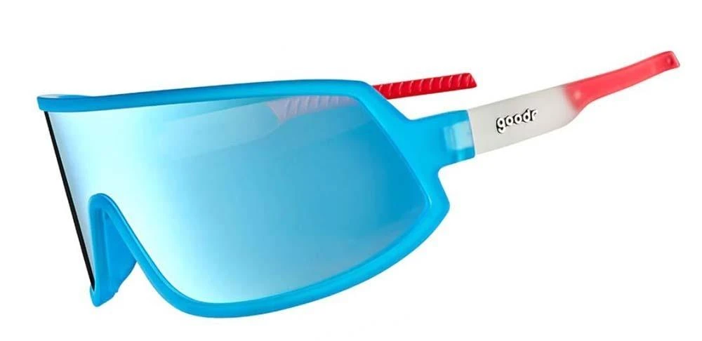 Goodr Wrap Gās Biking Sunglasses ā Scream If You Hate Gravity