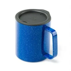 GSI Glacier Stainless Camp Cup – Blue Speckle – 295ml