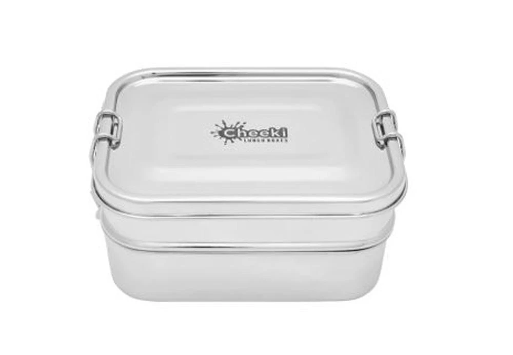 Cheeki Double Stacker Stainles Steel Lunch Box โ 1L