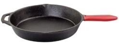 Charmate 30cm Round Cast Iron Skillet – Silicone Handle