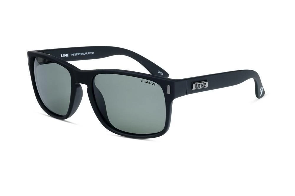 Liive Vision The Lewy Polarised Sunglasses ā Matt Black