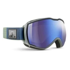 Julbo Aerospace Ski Goggles – Green/Gray (Reactiv Polarized 2-4) – XL