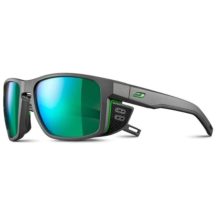 Julbo Shield Sport Sunglasses ā Matte Grey/Green ā Spectron 3