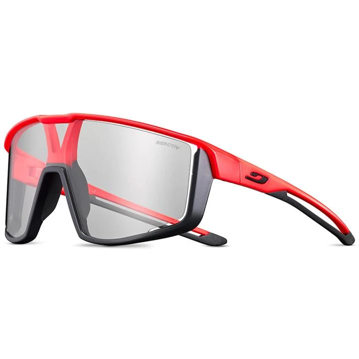 Julbo Fury Reactiv Performance Sunglasses โ Matt Dark Grey/Orange โ Reactiv 0-3