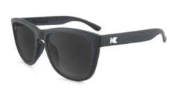 Knockaround Premiums Sport Sunglasses – Black On Black/Smoke