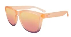Knockaround Premiums Sunglasses – Frosted Rose Quartz Fade / Rose