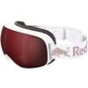 Red Bull Magnetron Snow Goggles – White/Mauve Red/Silver Flash