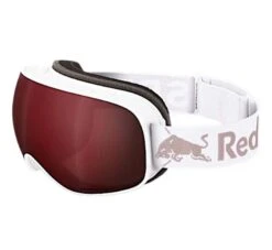 Red Bull Magnetron Snow Goggles – White/Mauve Red/Silver Flash