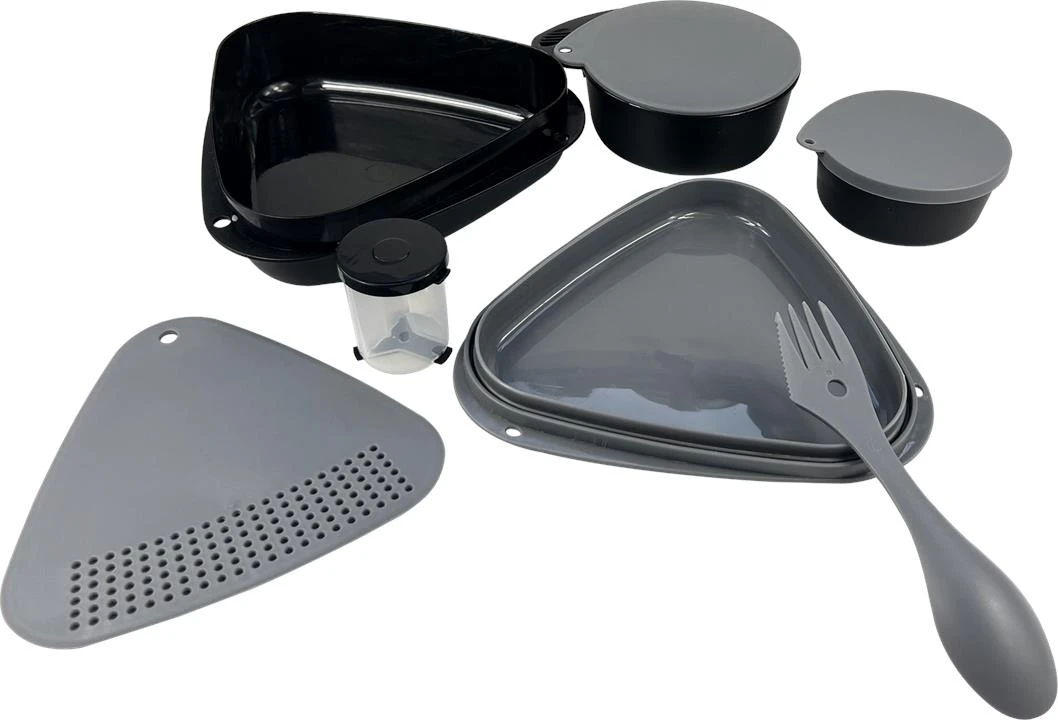 Traverse Triangular Camping Mess Kit