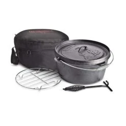 Campfire 9 Quart Dutch Oven Set – Black