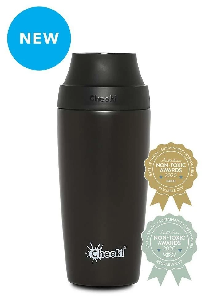 Cheeki Reusable Insulated Coffee Mug β 450ml β Chocolate