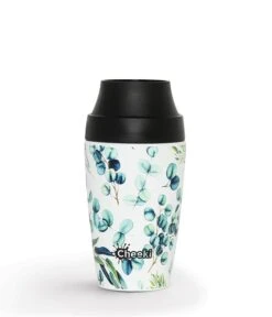 Cheeki Insulated Reusable Coffee Mug – 350ml – 3D Watercolour