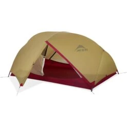 MSR Hubba Hubba Lightweight 2-Person Backpacking Tent – Sahara