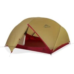 MSR Hubba Hubba Lightweight 3-Person Backpacking Tent – Sahara