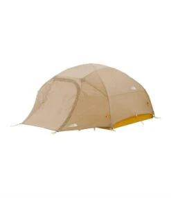 The North Face Trail Lite 3-Person Hiking Tent – Khaki Stone/Arrowwood Yellow
