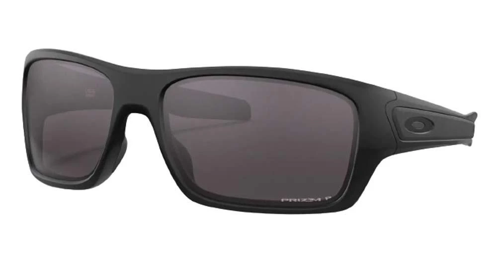 Oakley Turbine Unisex Polarised Sunglasses โ Matte Black/Prizm Grey Polarised