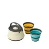 Sea To Summit Frontier 3 Piece Ultralight Collapsible Kettle 2 Person Cook Set